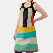 Multicolor Stripe Stripes Schort (Insitu)