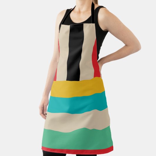 Multicolor Stripe Stripes Schort (Insitu)