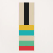 Multicolor Stripe Stripes Yogamat (Voorkant)