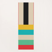 Multicolor Stripe Stripes Yogamat (Achterkant)
