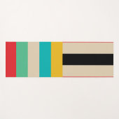 Multicolor Stripe Stripes Yogamat (Voorkant (horizontaal))
