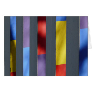 Multicolor Striped Artistic Cloth