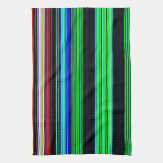 Multicolor Striped Dish Theedoek (Verticaal)