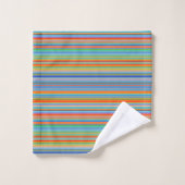 Multicolor Striped Pattern Bad Handdoek (Wasdoekje)