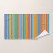 Multicolor Striped Pattern Bad Handdoek (Handdoek)