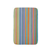 Multicolor Striped Pattern Badmat (Voorkant Verticaal)