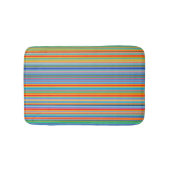 Multicolor Striped Pattern Badmat (Voorkant)
