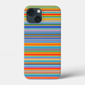 Multicolor Striped Pattern Case-Mate iPhone Case (Achterkant)