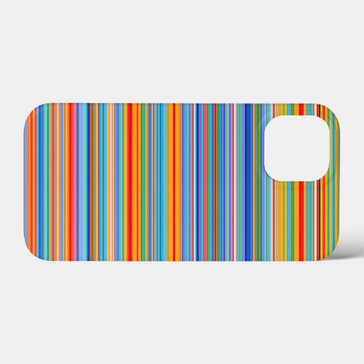 Multicolor Striped Pattern Case-Mate iPhone Case (Achterkant (horizontaal))