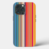 Multicolor Striped Pattern Case-Mate iPhone Case (Achterkant)