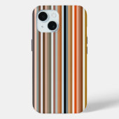 Multicolor Striped Pattern Case-Mate iPhone Case (Achterkant)