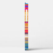 Multicolor Striped Pattern Case-Mate iPhone Case (Achterkant / Links)