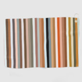 Multicolor Striped Pattern Golfhanddoek (Horizontaal)