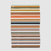 Multicolor Striped Pattern Golfhanddoek (Voorkant)
