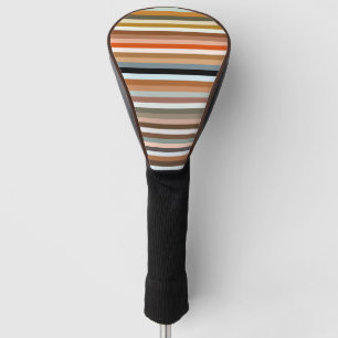 Multicolor Striped Pattern Golfheadcover