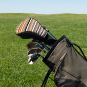 Multicolor Striped Pattern Golfheadcover (Insitu)