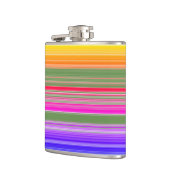 Multicolor Striped Pattern Heupfles (Links)