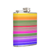 Multicolor Striped Pattern Heupfles (Rechts)