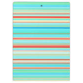 Multicolor Striped Pattern Klembord (Achterkant)
