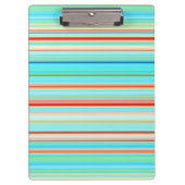 Multicolor Striped Pattern Klembord (Voorkant)
