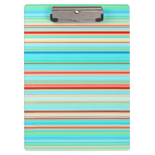 Multicolor Striped Pattern Klembord (Voorkant)