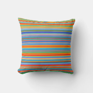 Multicolor Striped Pattern Kussen