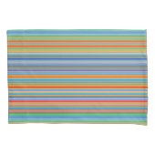 Multicolor Striped Pattern Kussensloop (Voorkant)