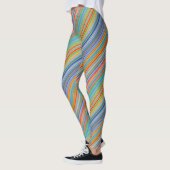 Multicolor Striped Pattern Leggings (Links)