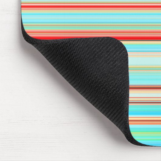 Multicolor Striped Pattern Muismat (Hoek)