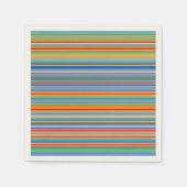 Multicolor Striped Pattern Servet (Voorkant)