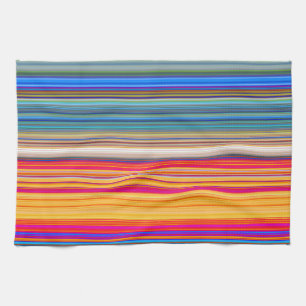 Multicolor Striped Pattern Theedoek