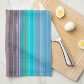 Multicolor Striped Pattern Theedoek (Quarter Fold)