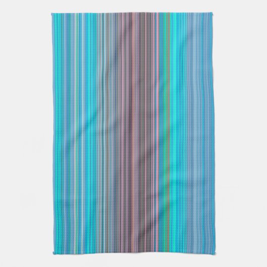 Multicolor Striped Pattern Theedoek (Verticaal)