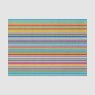 Multicolor Striped Pattern Tissuepapier