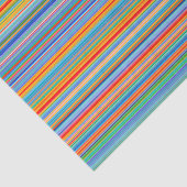 Multicolor Striped Pattern Tissuepapier (Detail)