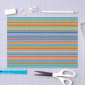 Multicolor Striped Pattern Tissuepapier (Craft)