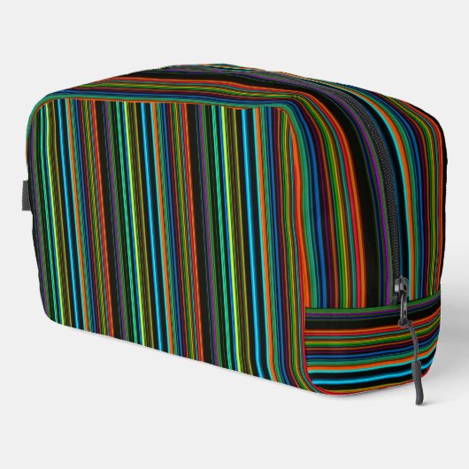 Multicolor Striped Pattern Toilettasje (Rechterhoek)
