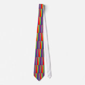 Multicolor Striped Stropdas (Voorkant)