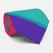 Multicolor Striped Stropdas (Opgerold)