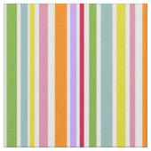Multicolor Stripes Stof (Close Up)