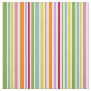 Multicolor Stripes Stof