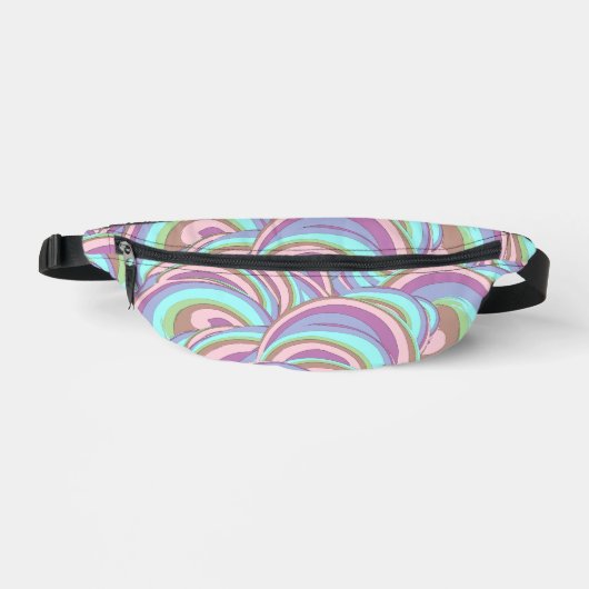Multicolor Swirls Patroon Heuptasje (Voorkant)
