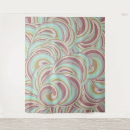 Multicolor Swirls Patroon Wandkleed