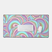 Multicolor Swirls Pattern Bureaumat (Keyboard & Muis)