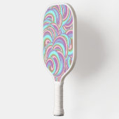Multicolor Swirls Pattern Pickleball Paddle (Links)