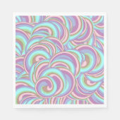 Multicolor Swirls Pattern Servet (Voorkant)