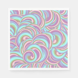 Multicolor Swirls Pattern Servet