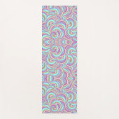 Multicolor Swirls Pattern Yogamat (Voorkant)