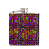 Multicolor textuur heupfles (Voorkant)