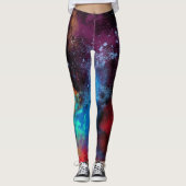 Multicolor textuur leggings (Voorkant)